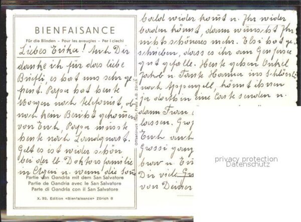 Bienfaisance Partie von Gandria San Salvatore X. 32. – Bild 2