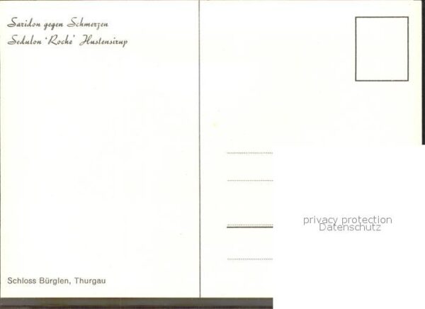Medizin Saridon Sedulon Roche Hustensirup Schlo – Bild 2