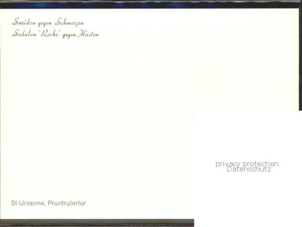 Medizin Saridon Sedulon Roche Hustensirup St-Ur – Bild 2