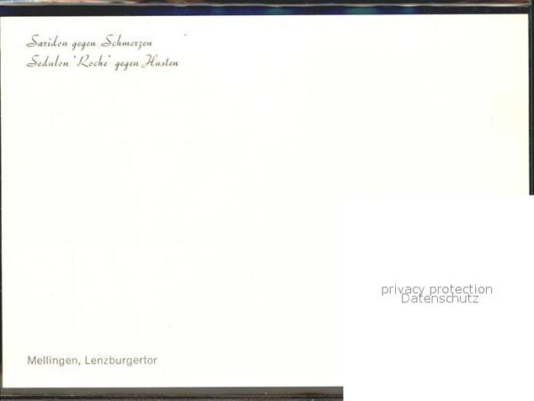 Medizin Saridon Sedulon Roche Hustensirup Melli – Bild 2