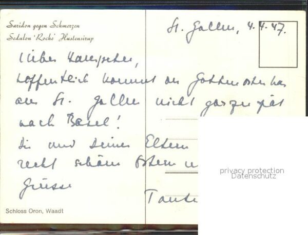 Medizin Saridon Sedulon Roche Hustensirup Schlo – Bild 2