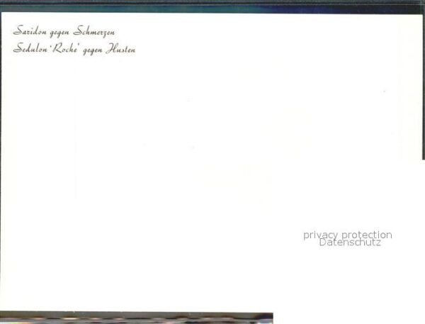 Medizin Saridon Sedulon Roche Hustensirup Fribo – Bild 2