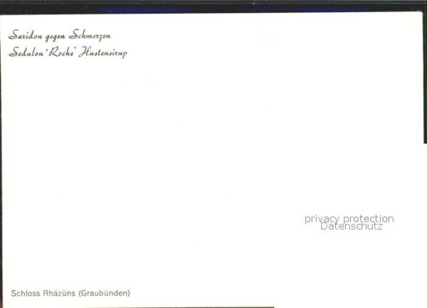 Medizin Saridon Sedulon Roche Hustensirup Schlo – Bild 2