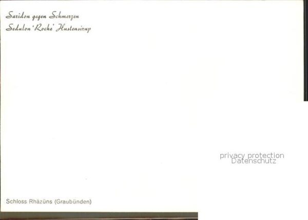 Medizin Saridon Sedulon Roche Hustensirup Schlo – Bild 2