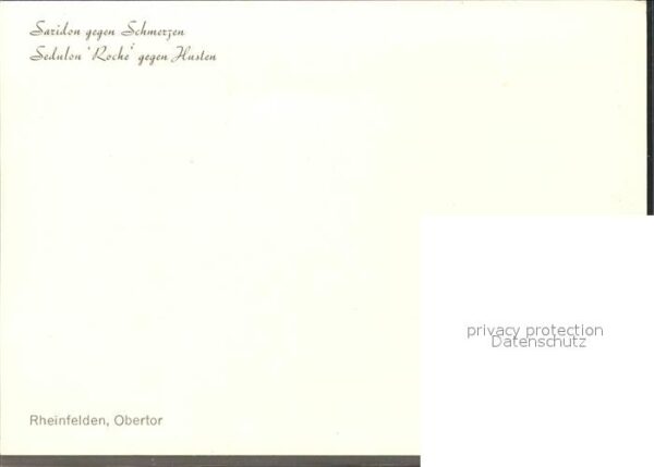 Medizin Saridon Sedulon Roche Hustensirup Rhein – Bild 2