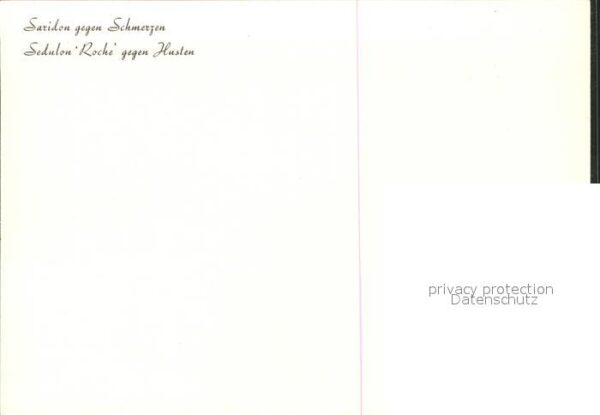 Medizin Saridon Sedulon Roche Hustensirup Sempa – Bild 2