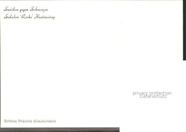 Medizin Saridon Sedulon Roche Hustensirup Schlo – Bild 2