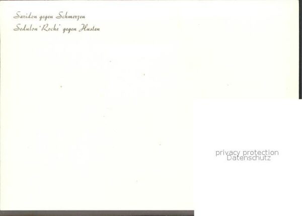 Medizin Saridon Sedulon Roche Hustensirup Sempa – Bild 2