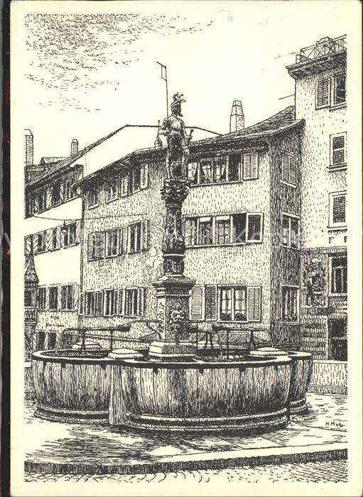 Muntwyler H. A. Nr. 396 Zürich Stüssihofstatt