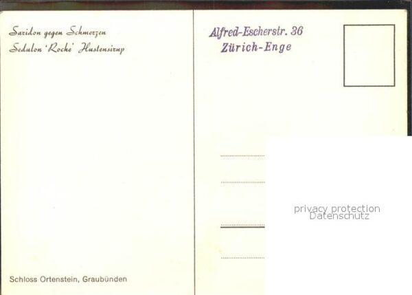 Medizin Saridon Sedulon Roche Hustensirup Schlo – Bild 2
