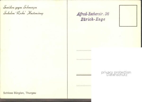 Medizin Saridon Sedulon Roche Hustensirup Schlo – Bild 2