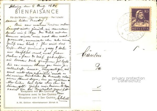 Bienfaisance Rivapiana San Quirico X. 32. Edition Bi – Bild 2