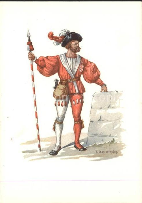 Leibgarde Wache Standeläufer Unterwalden Postmuseum Ber