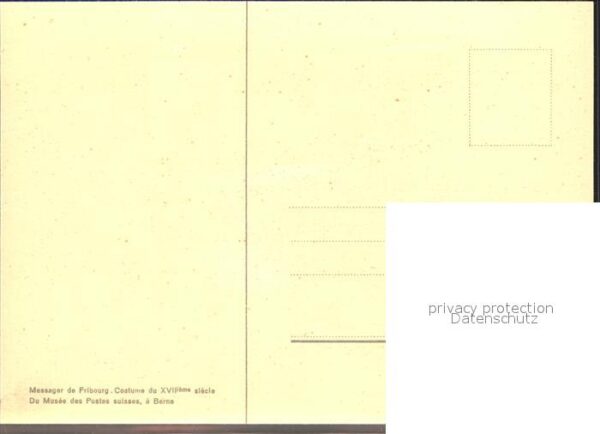 Post Standeläufer Fribourg Postmuseum Bern K – Bild 2