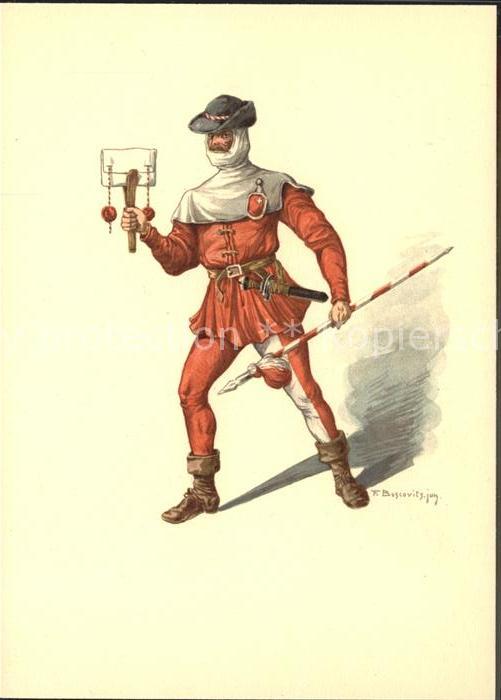 Leibgarde Wache Standeläufer Schwyz Postmuseum Bern Kün
