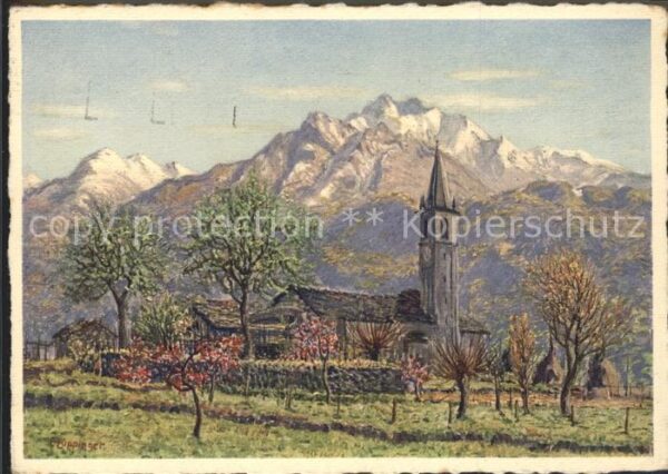 Kuenstlerkarte E. Zuppinger VI. 31. Edition Bienfaisan
