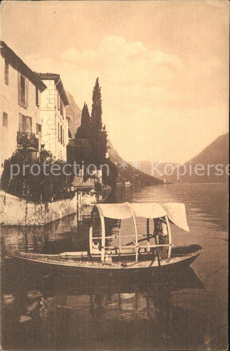 Oria Valsolda Lago die Lugano Boot