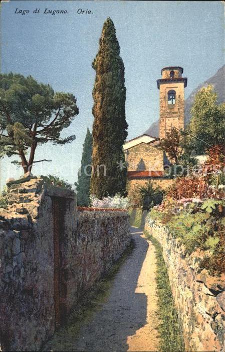 Oria Valsolda Lago di Lugano Kirchturm