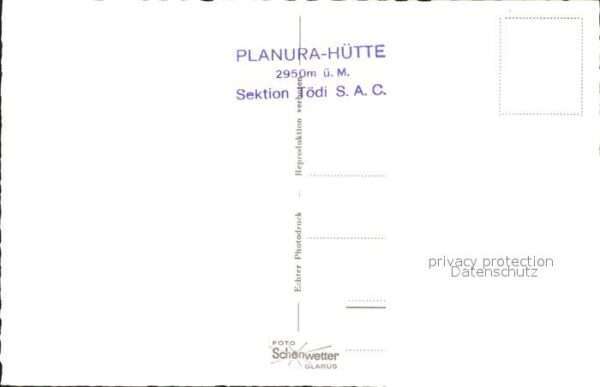 Toedi Planura-Hütte Claridenfirn mit Bocktsch – Bild 2
