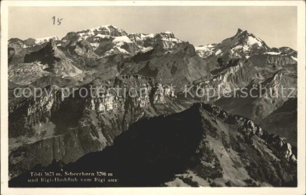 Toedi Scheerhorn Rigi-Hochfluh vom Rigi aus g