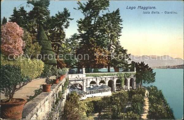 Isola Bella Lago Maggiore Giardino Lago