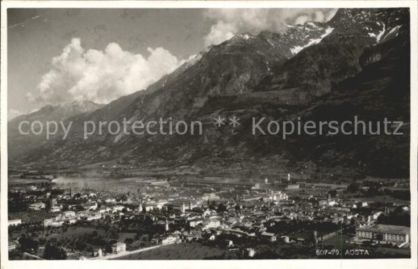 Aosta Fliegeraufnahme