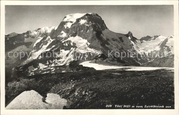 Toedi vom Zutreibistock aus Claridenhütte