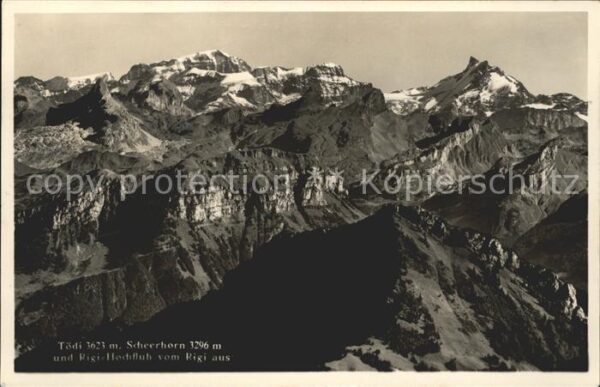 Toedi mit Scheerhorn und Rigi-Hochfluh vom Ri
