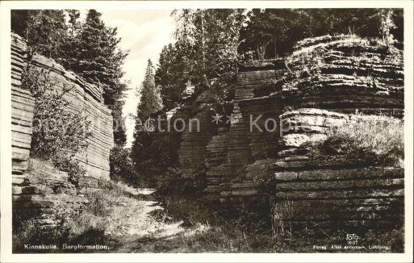Kinnekulle Bergformation Felsen