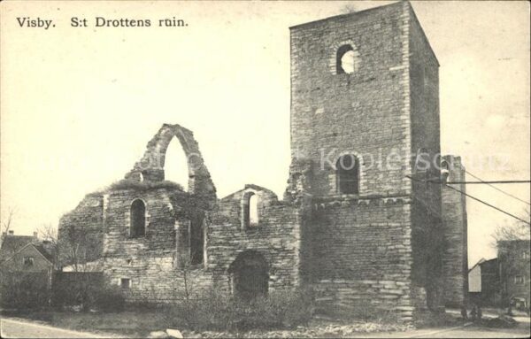 Visby St Drottens ruin Ruinen