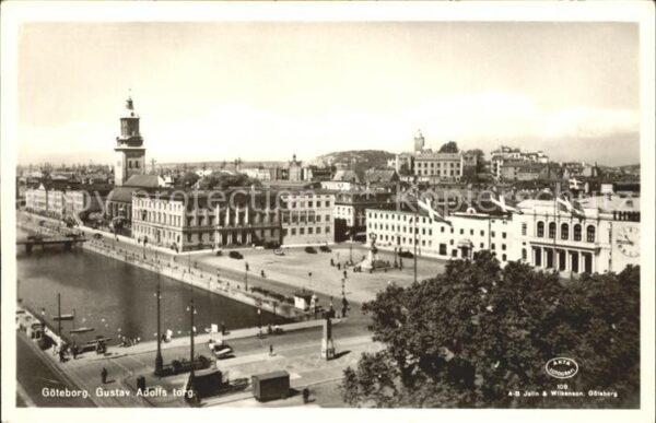 Goeteborg Gustav Adolfs torg Platz Denkmal