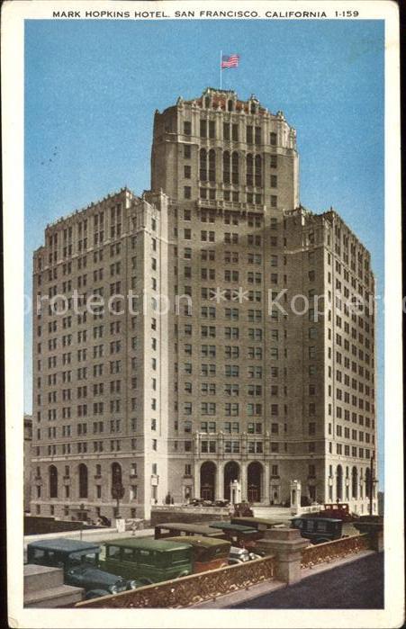 San Francisco California Mark Hopkins Hotel