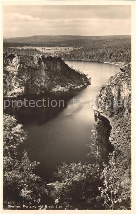 Storlien Portarna vid Brudslöjan Panorama