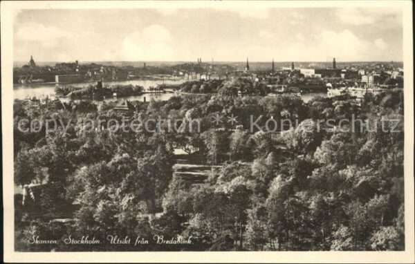 Skansen Stockholm Utsikt fran Bredablick