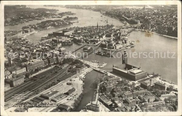 Stockholm Fliegeraufnahme