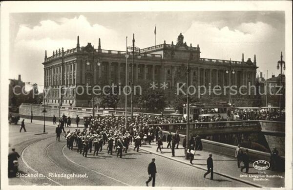 Stockholm Riksdagshuset Reichstagsgebäude