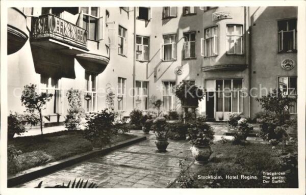 Stockholm Hotel Regina Garten