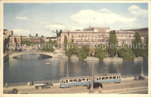 Stroemsborg Riksdagshuset Parlamentsgebäude Strasse