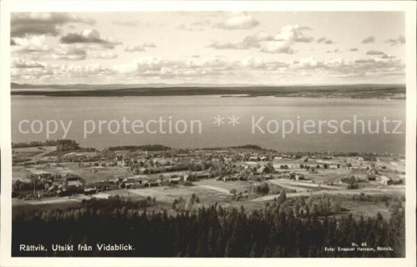 Raettvik Utsikt fran Vidablick Panorama