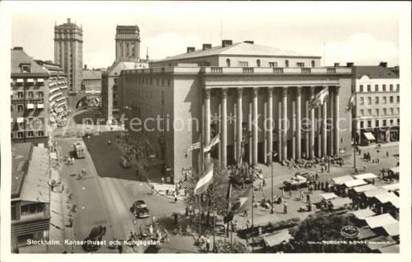 Stockholm Konserthuset och Kungsgatan Konzerthaus