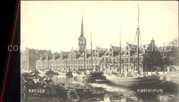 Kobenhavn The Exchange Börse Kanal Schiffe