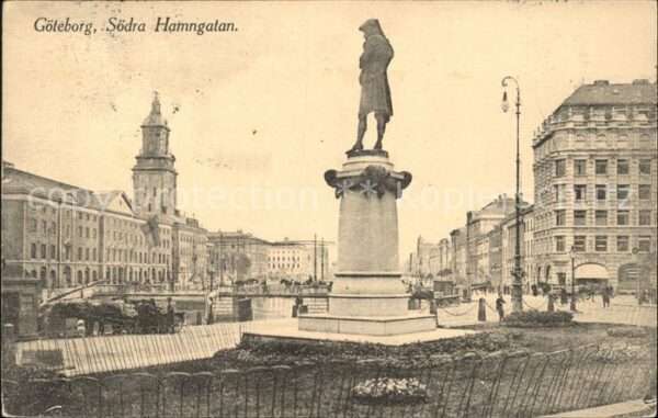 Goeteborg Södra Hamngatan Statue Denkmal