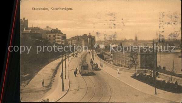 Stockholm Katarinavägen Strassenbahn