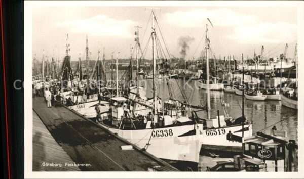 Goeteborg Fiskhamnen Fischerhafen Fischkutter