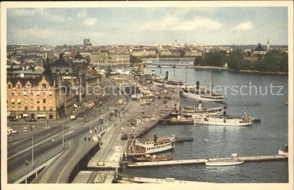 Stockholm Skeppsbron Dampfer