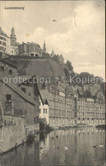 LUXEMBOURG  Luxemburg Partie am Fluss Enten