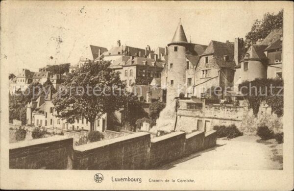 LUXEMBOURG  Luxemburg Chemin de la Corniche