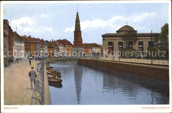 Kobenhavn Thorvaldsens Museum Kanal