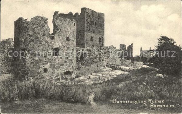Bornholm Hammershus Ruiner Ruinen