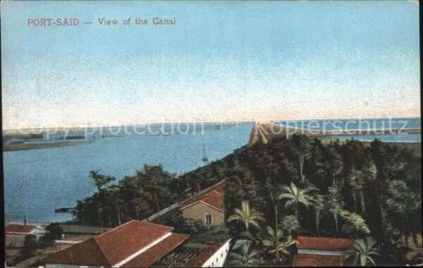 Port Said View of the Canal